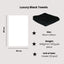 Hair Tools - Luxury Black Towels 50cm x 85cm 12 Pack