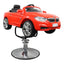 Kids Barber Chairs - Luxury Kidney-Grille Convertible Red