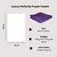 Hair Tools - Luxury Perfectly Purple Towels 50cm x 85cm 12 Pack