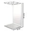 Eson - Scissor & Brush Holder Clear Acrylic Rack Holder