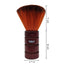 Gabri - Neck Duster Brush Red Bristles Wood Handle