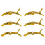 Eson - Crocodile Hair Clip 6pcs