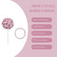 Kiepe - Glitter Hair Ties Lollipop Pink (Pack 0f 24)