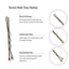Eson - Brown Kirby Grips – Wavy Hair Grips 5cm