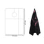 Hair Tools - Barber Hairdressing Hair Cutting Cape & Gown (Black & Pink)