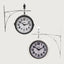 Eson - Double-Sided Station Clock