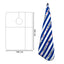 Gabri - Hair Cutting Capes & Gowns Blue & White Stripes