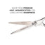 Samurai - 101-620 Classic Pro Sword Blade Scissors 7 Inch (18cm)