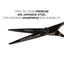 Samurai - 101-640BK Classic Pro Offset Black Titanium Scissors 5 Inch (13cm)