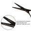 Samurai - 101-640BK Classic Pro Offset Black Titanium Scissors 5 Inch (13cm)