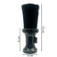 Eson - Neck Talcum Powder Brush Black Bristle 15x5cm - Eson Direct