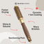 Olivia Garden - Expert Blowout Shine Wavy Bristles Gold & Brown 20mm