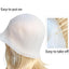 Hair Tools - Highlighting Cap White With Metal Hook