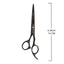 Samurai - Shinto Black Scissors