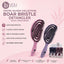 B.You - Boar Bristle Detangler Wheat Straw Brush Pastel Bloom Lilac