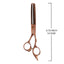 Samurai - 100-630 Classic Pro Rose Gold Premium Thinning Scissors 5.75 Inch (14.5cm)