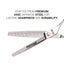 Samurai - 100-640 Classic Pro Angled Thinning Scissors 6 Inch (16cm)