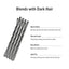 Eson - Black Kirby Grips – Wavy Hair Grips 5cm