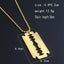 Eson - Necklace Razor Blade & Barber Tools