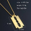 Eson - Necklace Razor Blade & Barber Tools