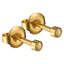 Caflon - Stud Earrings Gold Plated Regular Plain Ball