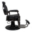 Barber Chair - Vintage Style Black & Shiny Black Accents