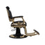 Barber Chair - Luxurious Belmont  Black & Gold Accents