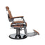 Barber Chair - Luxurious Belmont  Tan & Chrome Accents