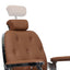 Barber Chair - Luxurious Belmont  Tan & Chrome Accents