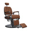 Barber Chair - Luxurious Belmont  Tan & Chrome Accents