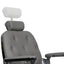 Barber Chair - Luxurious Belmont  Grey & Crome Accents