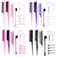 Eson - Hair Comb & Hair Clip Styling Set 10pcs