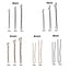 Eson - Black Wavy U-Pins – Bun & Updo Hair Pins 5cm