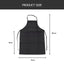 Morfose - Barber Hairdressing Tint Apron Black