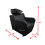 Backwash Chair - Ergonomic Luxury Basin Adjustable Chair Black