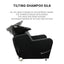 Backwash Chair - Ergonomic Luxury Basin Adjustable Chair Black