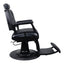 Barber Chair - Luxurious Belmont  Black & Matte Black Accents