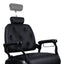 Barber Chair - Luxurious Belmont  Black & Matte Black Accents