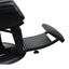 Barber Chair - Retro With Reversible Footrest Black & Matte Black Accents