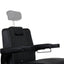 Barber Chair - Retro Black & Matte Black Accents