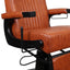 Barber Chair - Retro Camel & Black Accents