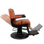 Barber Chair - Retro Camel & Black Accents