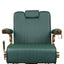 Barber Chair - Retro Green & Gold Accents