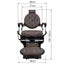 Barber Chair - Vintage Style Brown & Black Accents