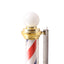 Gabri - Barber Pole Light With Open Sign (Gold Red White Blue Stripes) 70cm