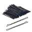 Eson - Black Kirby Grips – Wavy Hair Grips 7cm