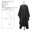 Eson - Barber Hairdressing Hair Cutting Capes & Gowns With Silicone Neckline Black