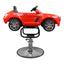 Kids Barber Chairs - Silver Star Roadster Red