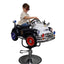 Kids Barber Chairs - Retro Police Car Navy Blue