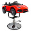 Kids Barber Chairs - Luxury Supercar Style Red